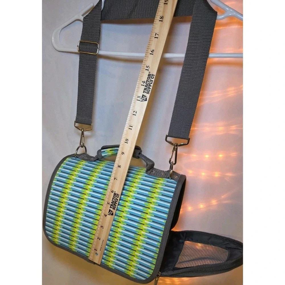 Pet Carrier Soft Sided Travel Small Size Bag Mesh Zipper Tote Transport Airline